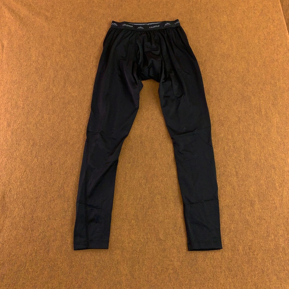 ColdPruf Mens Small Fitted Black Extreme Weather Performance Base Layer Pant New